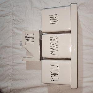 Rae Dunn office decor